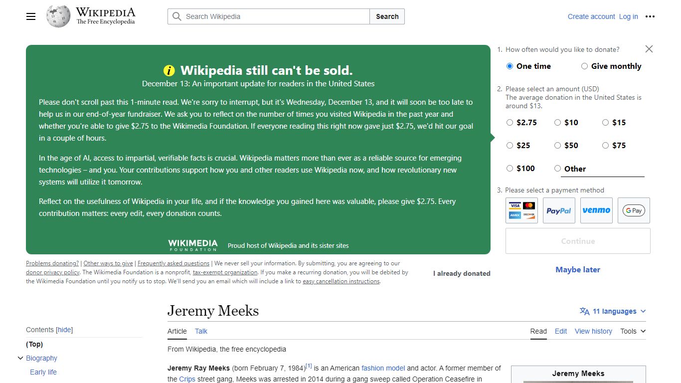Jeremy Meeks - Wikipedia